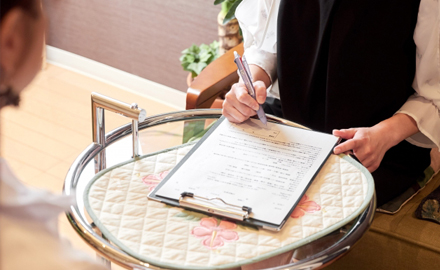 写真：カウンセリング